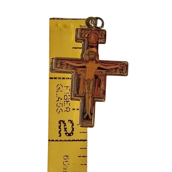 ๐ฏ 10 for $10 / Vintage Cross Charm Pendant Jesus - Picture 7 of 8